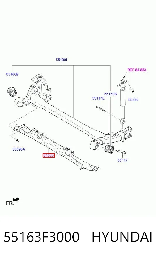  55163F3000 Hyundai/Kia