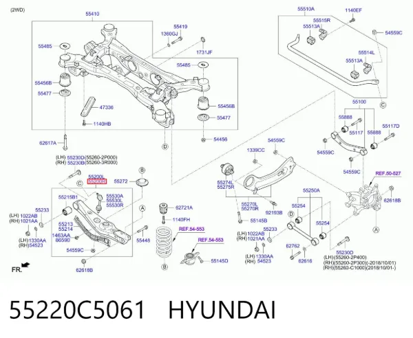  55220C5061 Hyundai/Kia