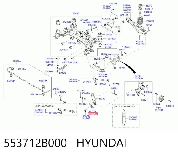  553712B000 Hyundai/Kia