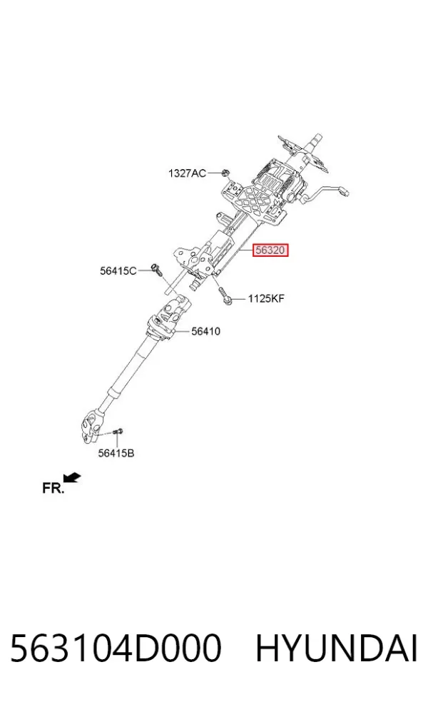 Рульова колонка 563104D000 Hyundai/Kia