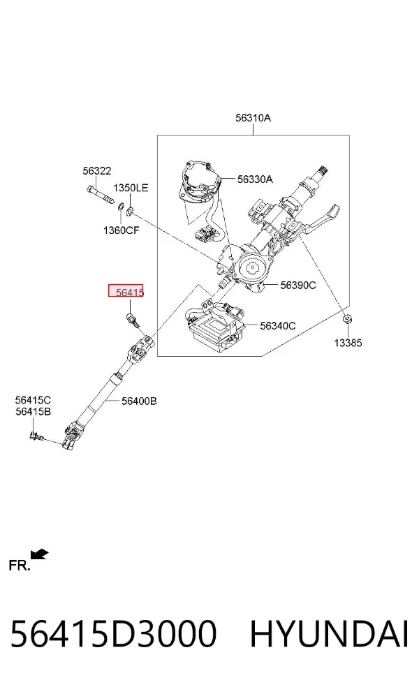  56415D3000 Hyundai/Kia
