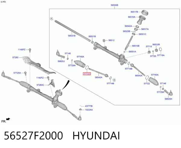  56527F2000 Hyundai/Kia