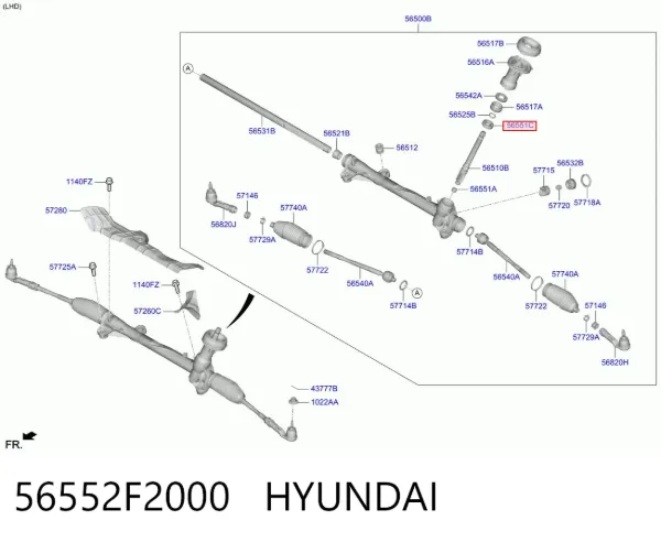  56552F2000 Hyundai/Kia