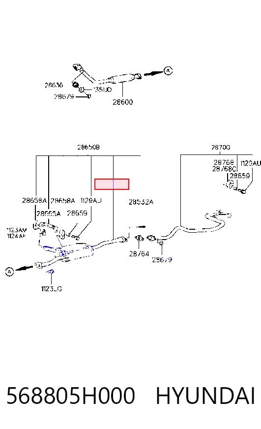 Рульовий наконечник 568805H000 Hyundai/Kia