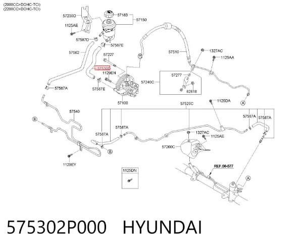  575302P000 Hyundai/Kia