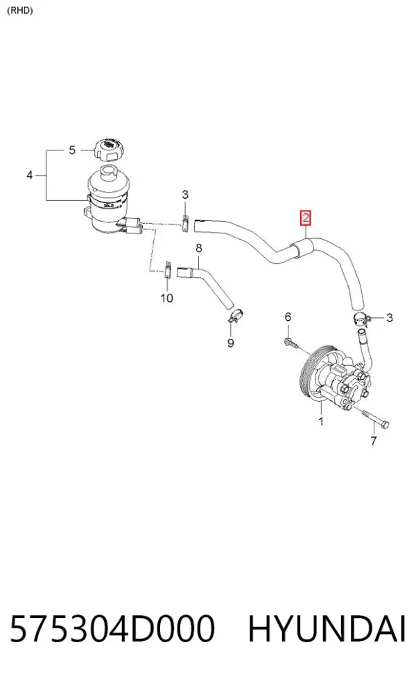  575304D000 Hyundai/Kia