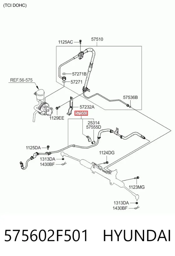  575602F501 Hyundai/Kia
