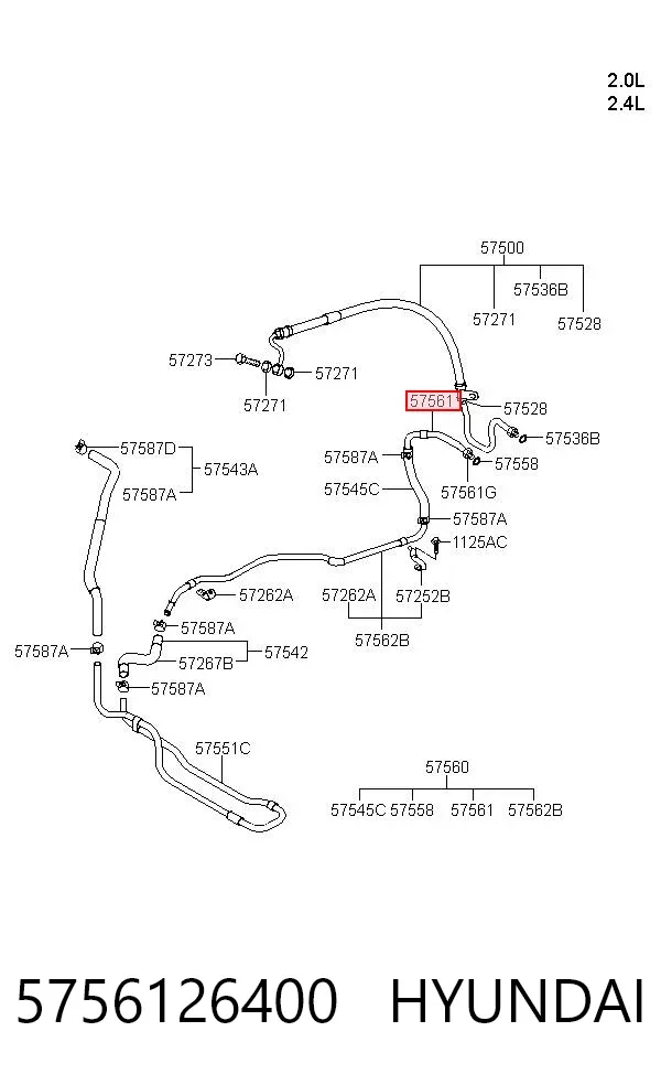  5756126400 Hyundai/Kia