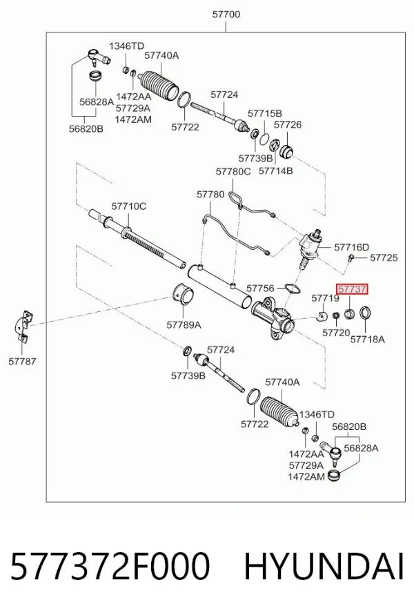  577372F000 Hyundai/Kia