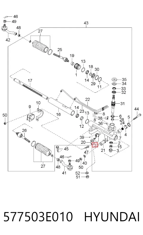  577503E010 Hyundai/Kia