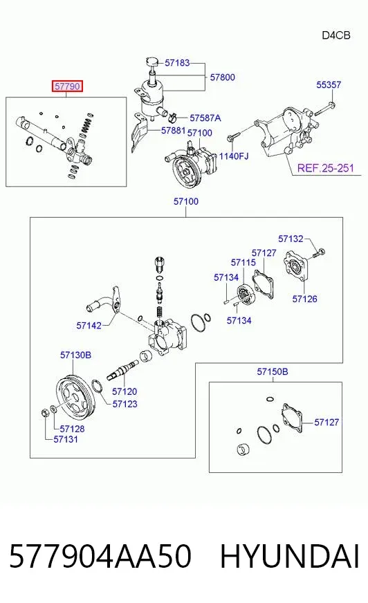  577904AA50 Hyundai/Kia