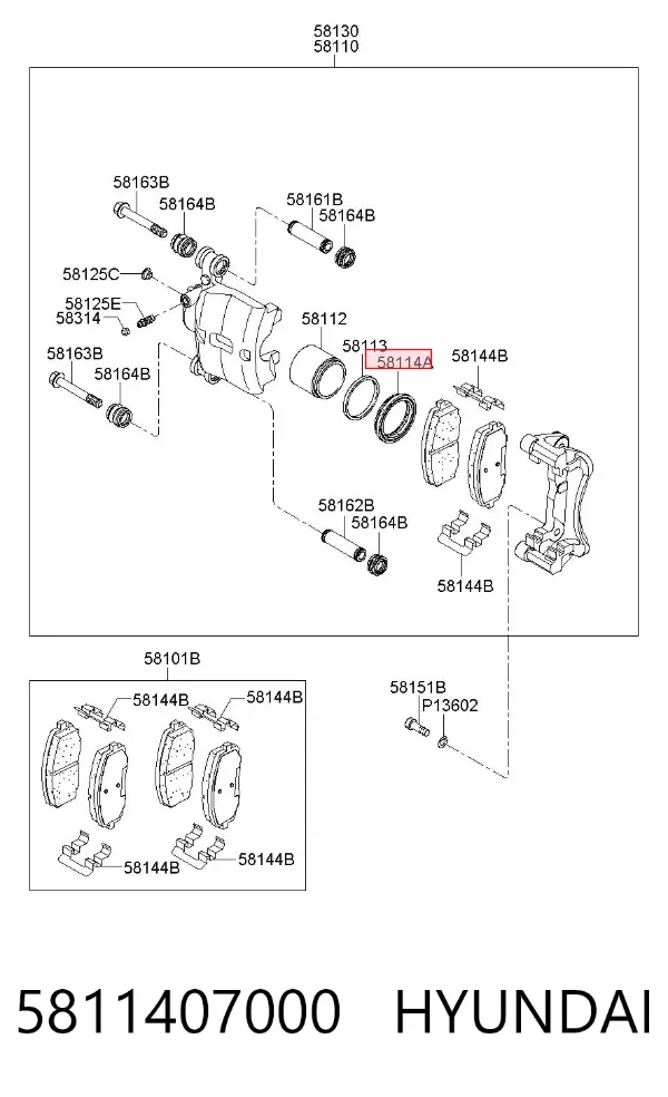  5811407000 Hyundai/Kia
