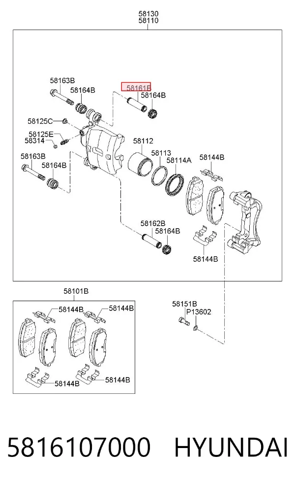  5816107000 Hyundai/Kia
