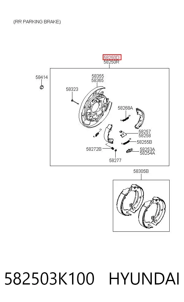  582503K100 Hyundai/Kia