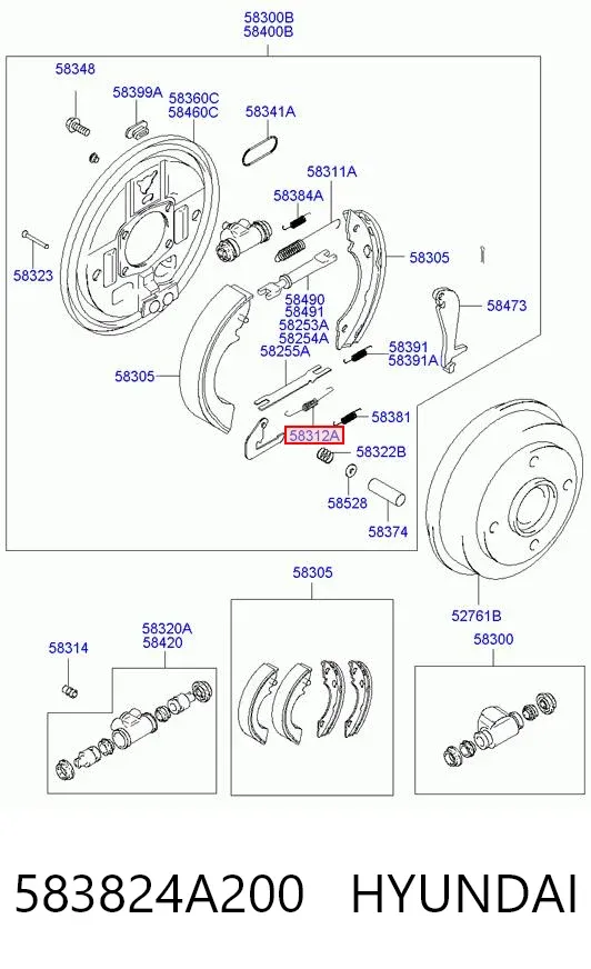  583824A200 Hyundai/Kia