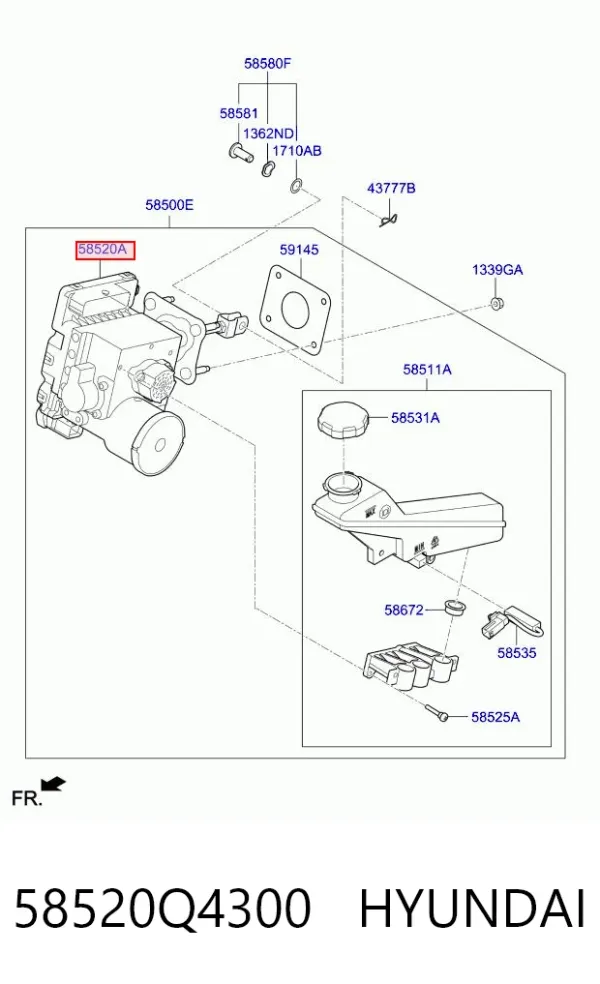 58520Q4300 Hyundai/Kia