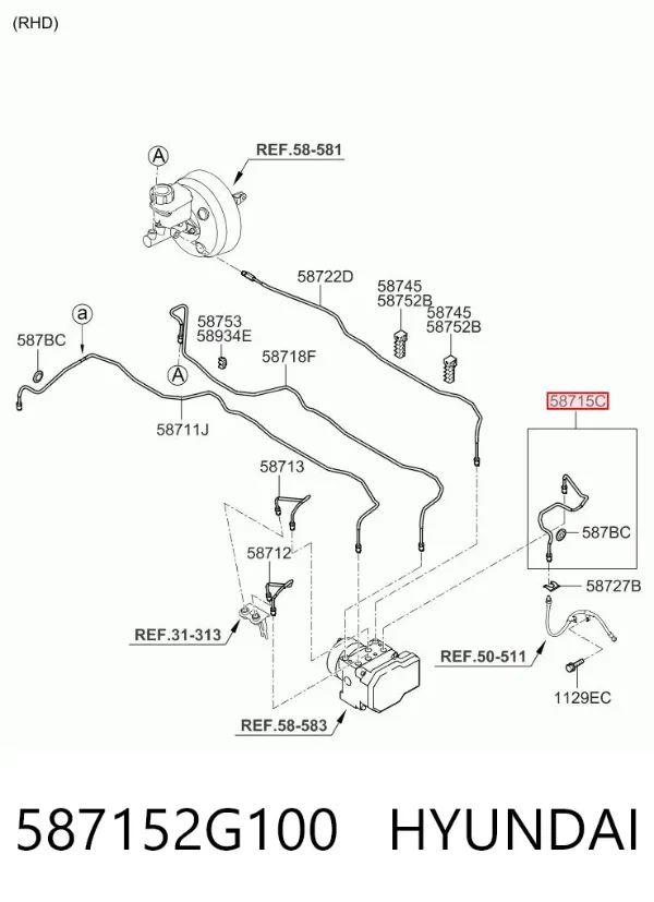  587152G100 Hyundai/Kia