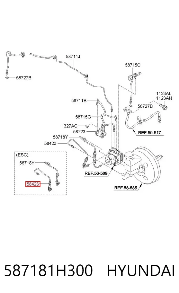  587181H300 Hyundai/Kia