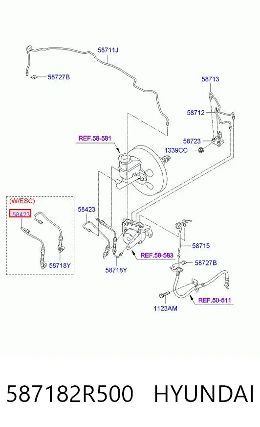  587182R500 Hyundai/Kia