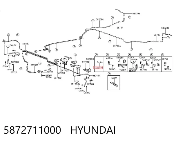  5872711000 Hyundai/Kia