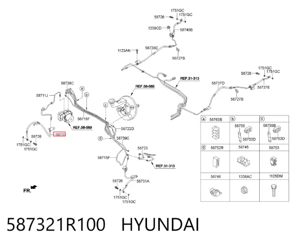  587321R100 Hyundai/Kia