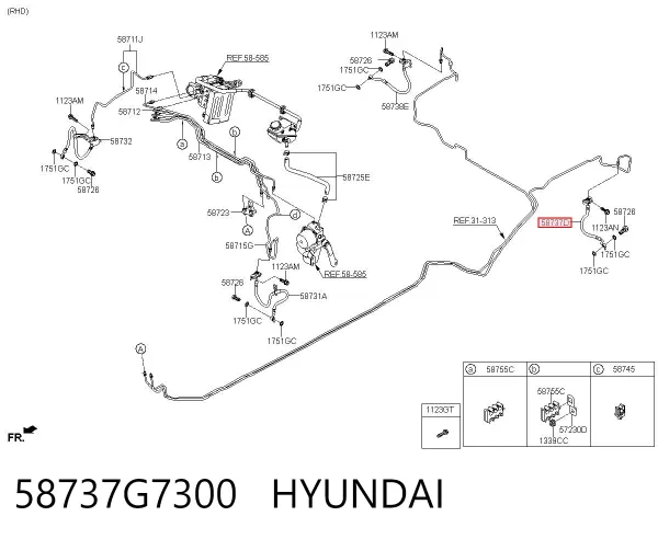  58737G7300 Hyundai/Kia