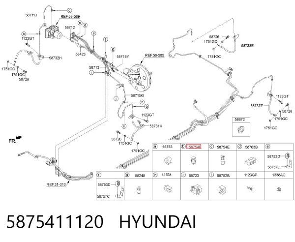  5875411120 Hyundai/Kia