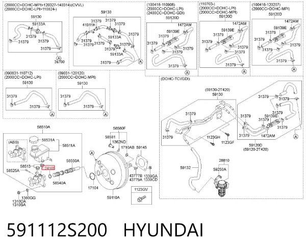  591112S200 Hyundai/Kia