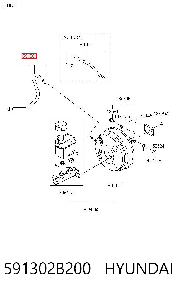  591302B200 Hyundai/Kia