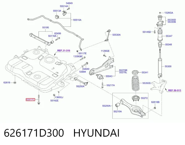  626171D300 Hyundai/Kia