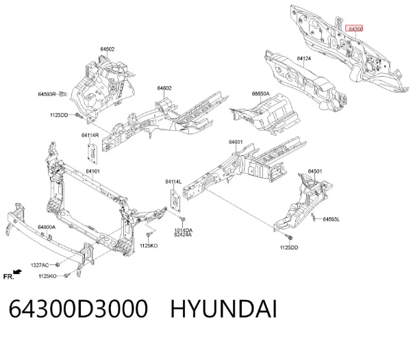  64300D3000 Hyundai/Kia