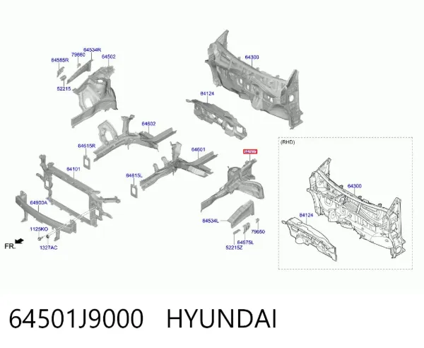  64501J9000 Hyundai/Kia