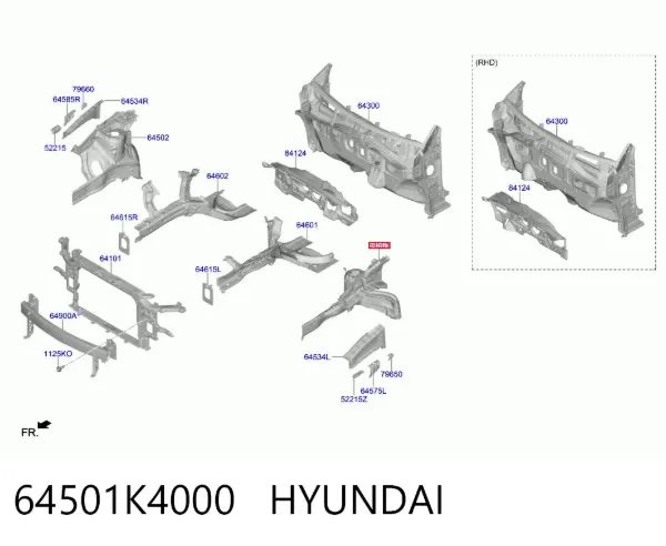  64501K4000 Hyundai/Kia