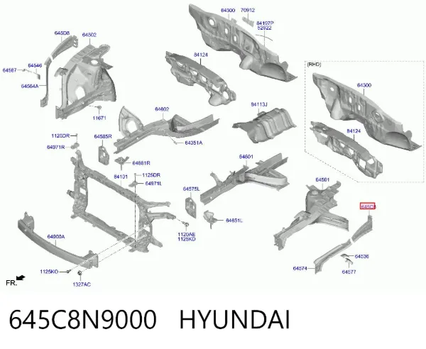  645C8N9000 Hyundai/Kia