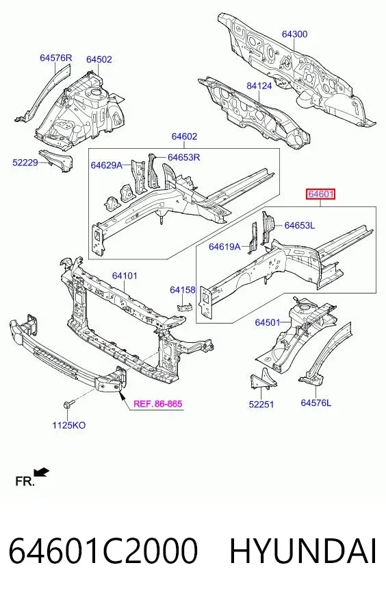  64601C2000 Hyundai/Kia