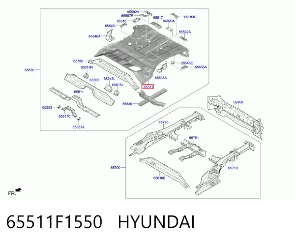  65511F1550 Hyundai/Kia
