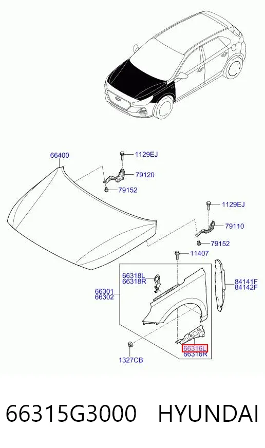  66315G3000 Hyundai/Kia
