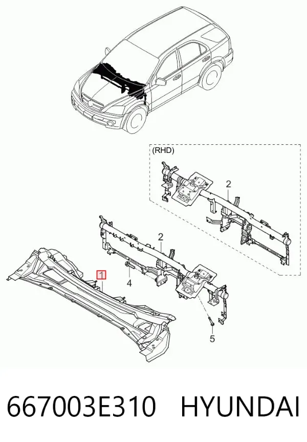  667003E310 Hyundai/Kia