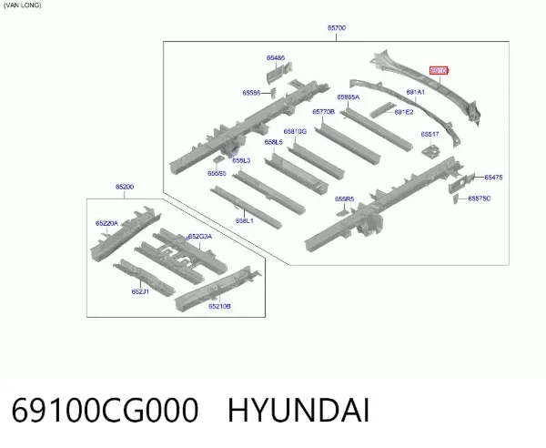  69100CG000 Hyundai/Kia