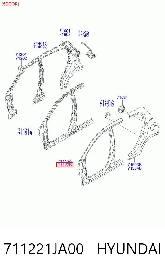  711221JA00 Hyundai/Kia
