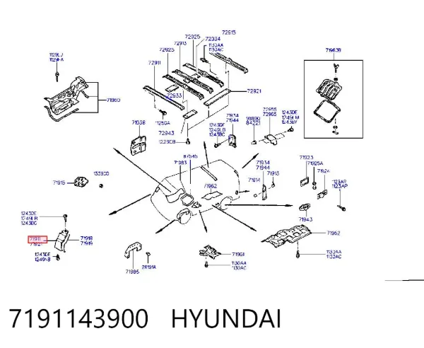 Крило переднє ліве Hyundai H100 P