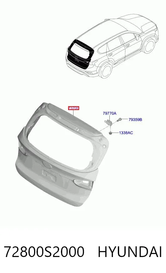 Ляда 72800S2000 Hyundai/Kia