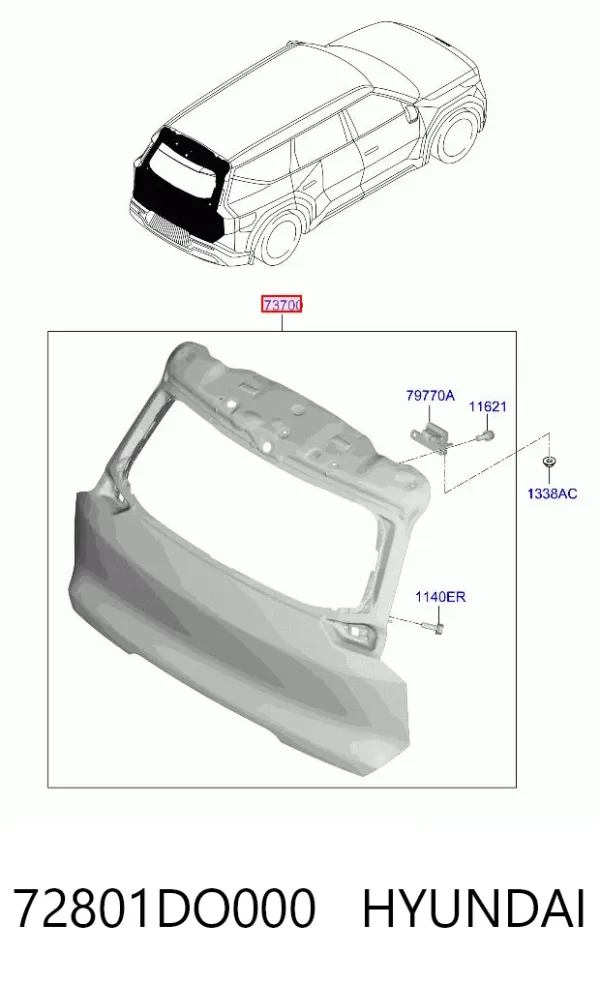 Ляда 72801DO000 Hyundai/Kia