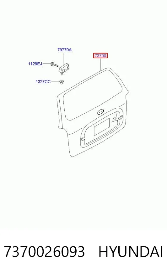 Ляда 7370026093 Hyundai/Kia