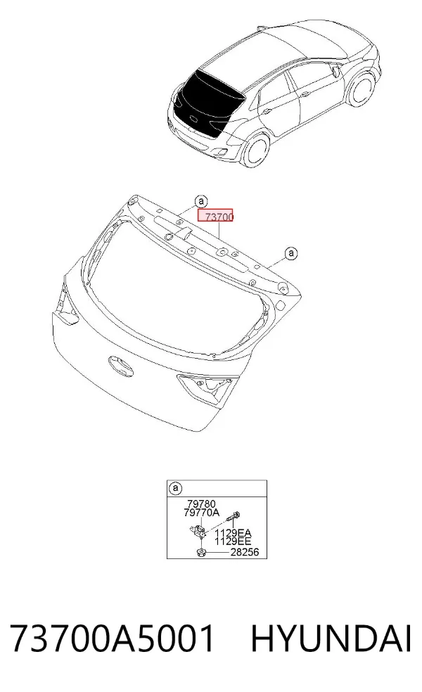 Ляда 73700A5001 Hyundai/Kia