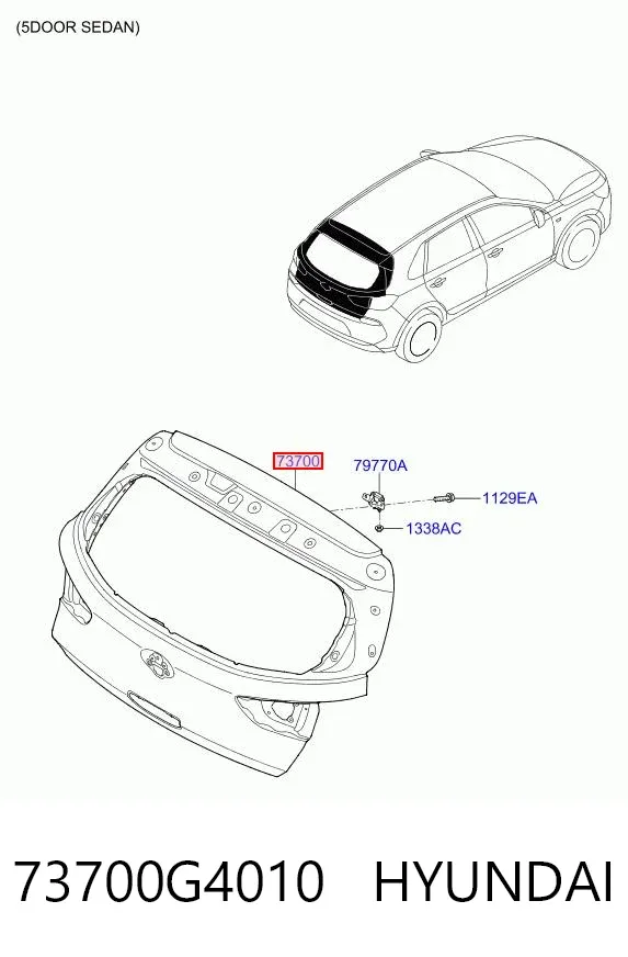 Ляда 73700G4010 Hyundai/Kia
