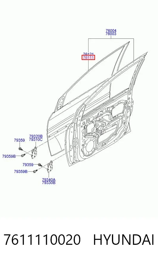  7611110020 Hyundai/Kia