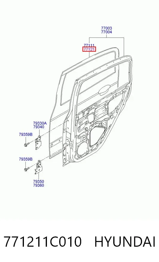  771211C010 Hyundai/Kia