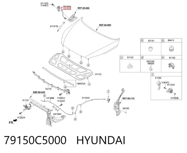  79150C5000 Hyundai/Kia