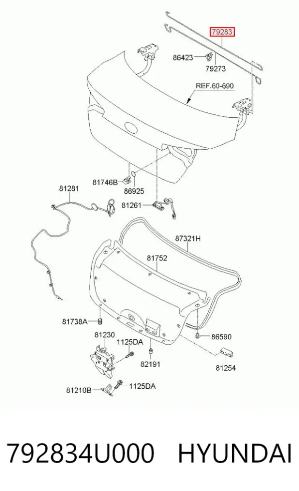  792834U000 Hyundai/Kia